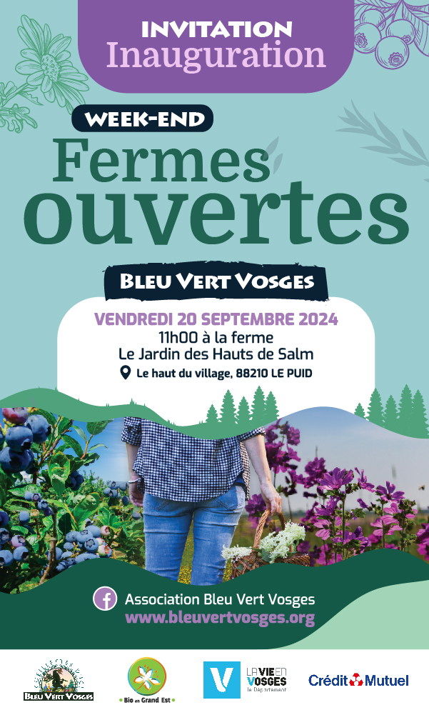 Week-end Fermes Ouvertes de l’Association Bleu Vert&nbsp;Vosges